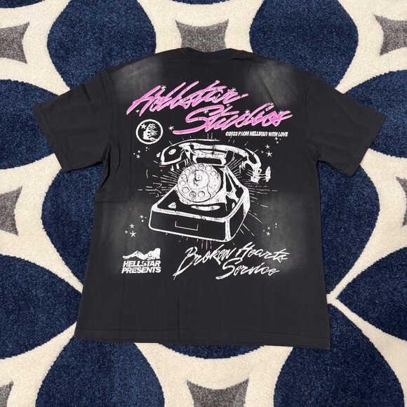 Hellstar Members Only Black T-Shirt Men’s Size Medium - Picture 3 of 3